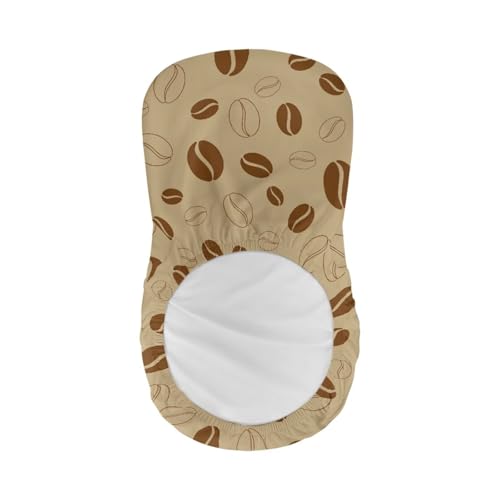 Image of Bar Stool Seat Covers 2 Pieces Bar Stool Covers with Bar Stool Chair Cover Kitchen Island Stools Brown Coffee Beans Washable Soft Chair Seat Slipcover for Dining Room