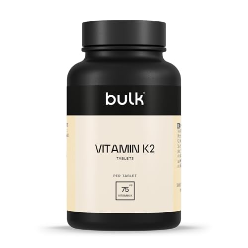 Bulk Vitamin K2 Tablets 75ug 90 Tablets
