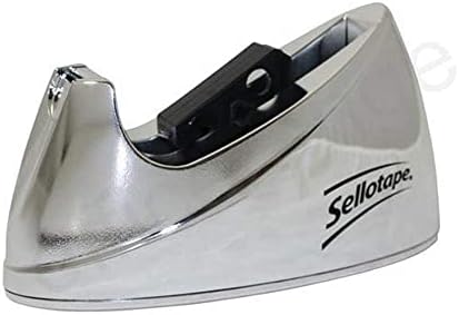 Sellotape Large Chrome Dispenser, TS-170039 4640/575450, Tape not included