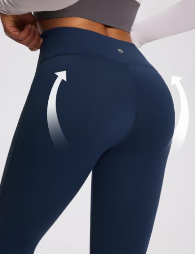 Image of baleaf Women's Fleece Lined Leggings, High Waisted | Thermal Warm Winter Tights, Thick Yoga Pants, Cold Weather, with Pockets