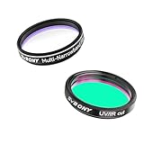 Svbony SV240 1,25 Filter kuscheln mit 1,25 UV/IR, NIR-Nahinfrarot-Lichtverschmutzungsfilter, Teleskopzubehör für Nebelgalaxien Deep Sky Urban Astrofotografie
