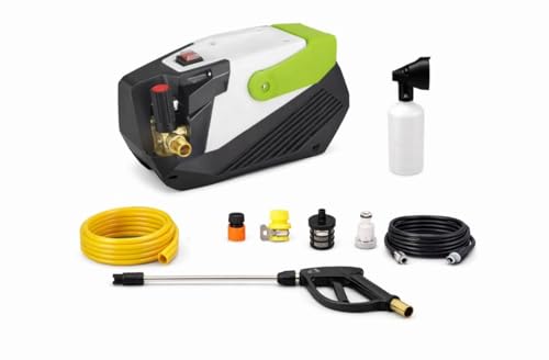 2400W Portable High Pressure Washer with Pressure Control Knob | 180–250 Bar | Self-Priming | 8m Heavy Hydraulic Hose | Ac, Bike, Car & Home Cleaning