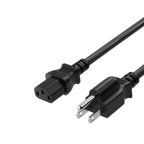 AMP Power Cable for ION Pathfinder, Job Rocker, Block Rocker, ION Tailgater Bluetooth Speaker, Monster Rockin Rolle Fender Amplifier Power Cord 3 Prong AC Cable Cord image 3