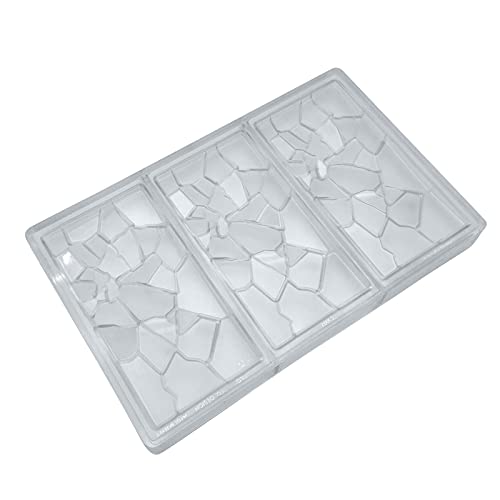 Crack Shape Chocolate Bar Mold Polycarbonate Energy Bar Moulds Chocolate Maker
