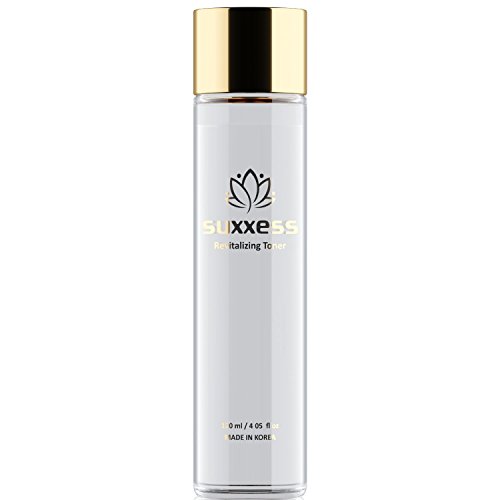 Revitalizing Toner with natural ingredients and extracts, Korean made and skin regenerative anti-aging, K-Beauty cleansing hydration for all skin types By Suxxess