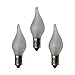 Produktbild hellum Ersatz-Kerzen für Schwibbogen, 3 Stück 16V 3W Riffelkerze für Weihnachtsbaum Kerzen Lichterketten innen mit 15+16 Brennstellen, Birnen für Lichterbogen E10/ 16V/ 3W/ 22Lumen 922035