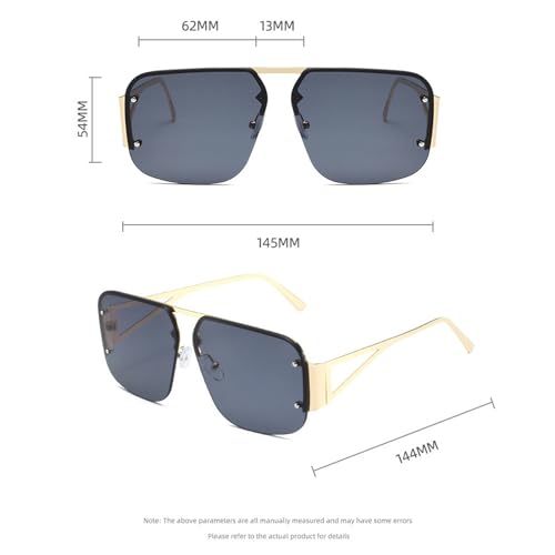 laureles Fashion Square Sunglasses Women Men Metal Frame Pilot Sun Glasses Driving Travel Outdoor Eyewear Male3