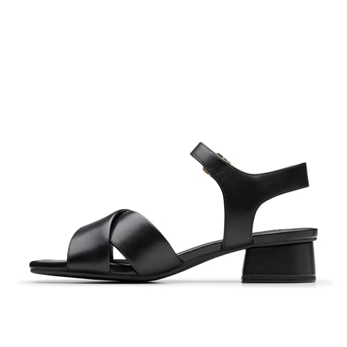 Clarks   Serina35 Cross, Sandalia De las mujeres, Black,