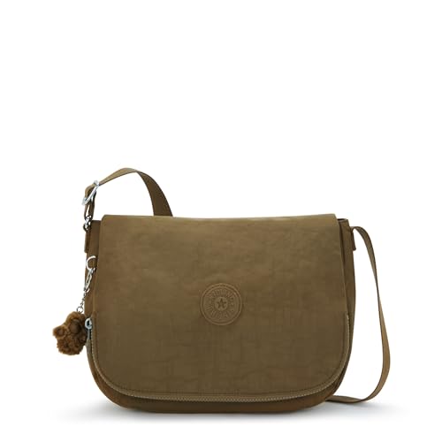 Sacs à bandoulière de taille moyenne Kipling Earthbeat M kaki urbain