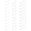 30Pcs-18G-flat top(2mm,2.5mm)