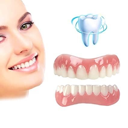 Care Spring Veneers Zhne Zum Aufstecken 1 Pair Snap on Zahnprothese  Provisorischer, Sofort Perfektes Lcheln Zhne Obere Und Untere, Naturton  ...