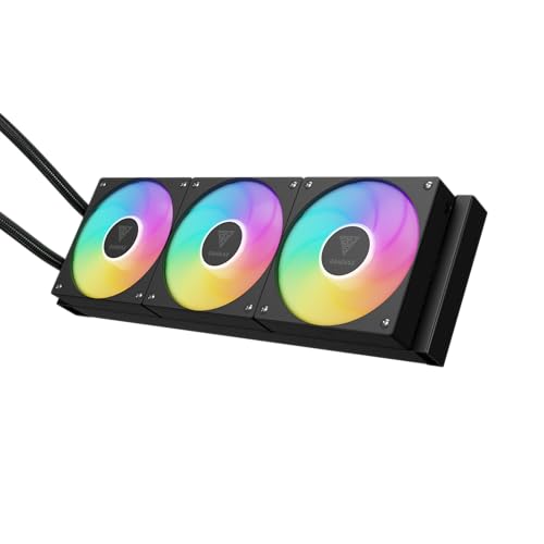 Image of Water Cooler Gamdias Chione P5-360 Black RGB with 3.4 inch 360mm IPS LCD Screen