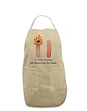 TOOLOUD It's All Fun and Games - Wiener Adult Apron - Stone - One-Size