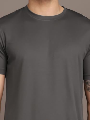 Image of INKKR Men's Solid Regular Fit T-Shirt