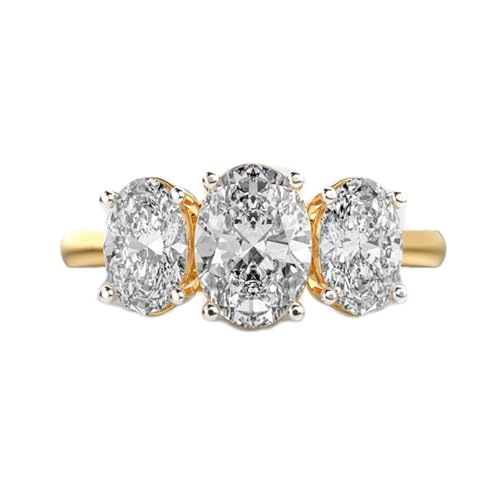 Bague moissanite ovale argent 925 pour sublimer vos soirées
