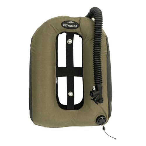 Dive Rite Voyager Wing 16\" Inflator with Pull Dump Black