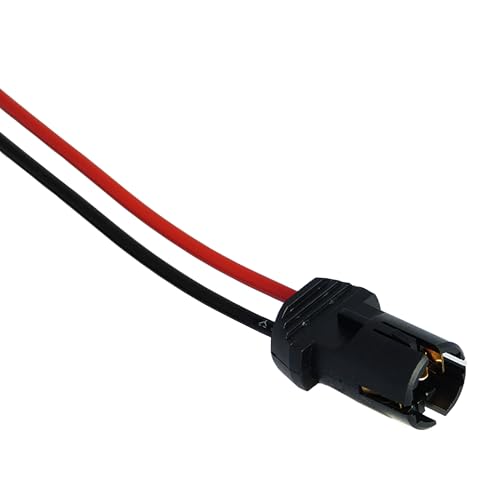 L & P Car Design - W5W T10 194 W3W Support de Douille Ampoule caoutchouc Connecteur T10 W5W WY5W Adaptateur Prise Phare Lampe femelle feux clignotant stationnement éclairage plaque Immatriculation 3-5 Watt L&P B586-2-1
