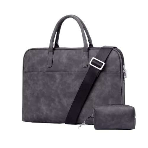 Sac ordinateur 16 pouces gris et mallette de protection moderne pour PC portable