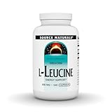 Source Naturals L-Leucine, Free Form Essential Amino Acid Supplement for Energy Support* - 500 mg...