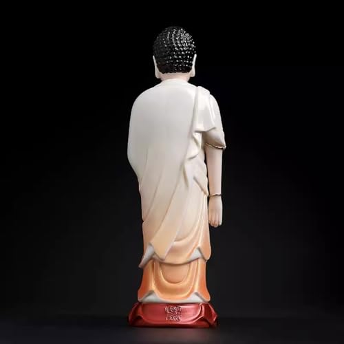 Statue Bouddha Céramique Salon Décoration Zen Maison Bureau