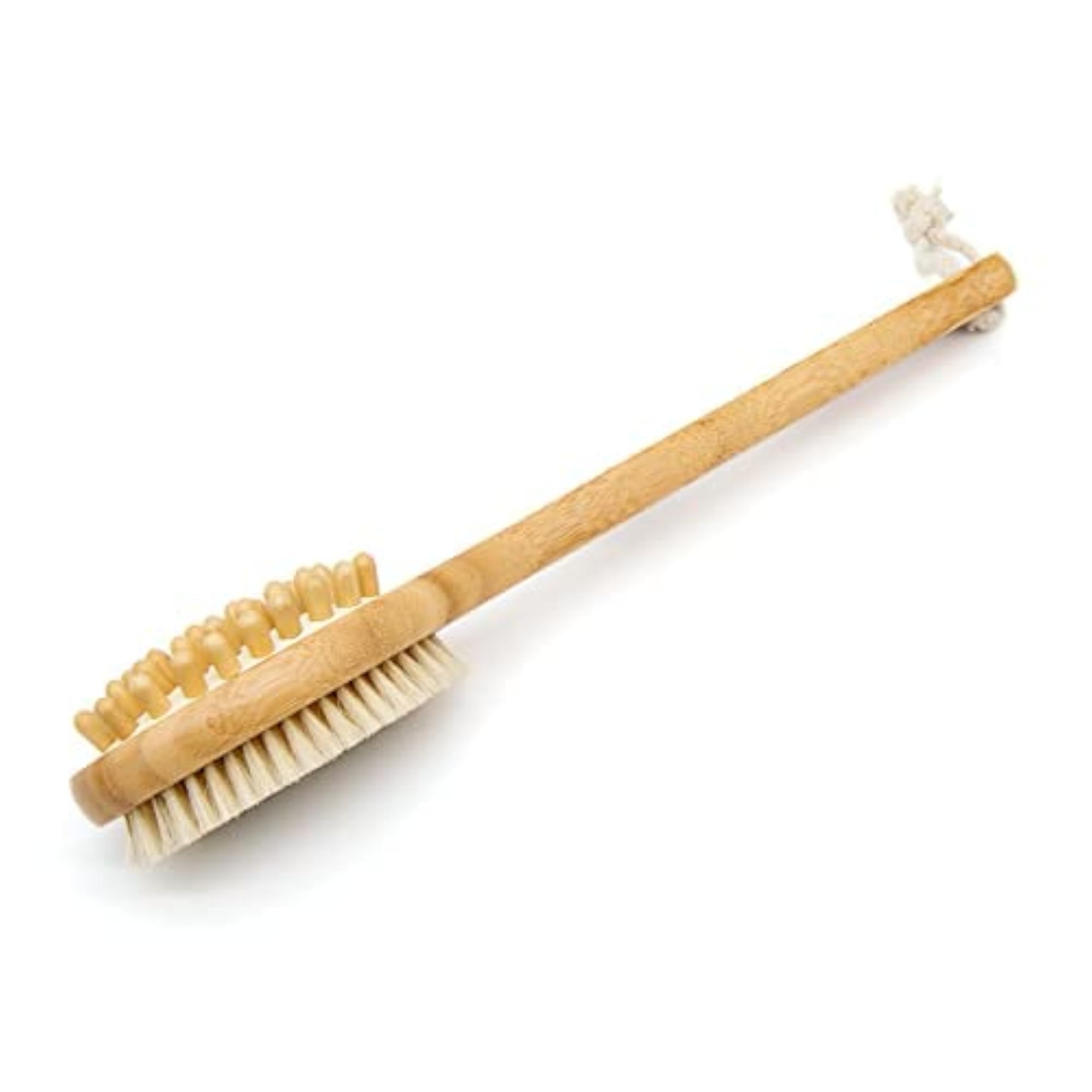 Wood Shower Body Bath Brush with Long Handle