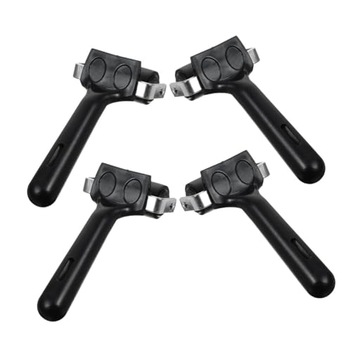 Hemobllo 4 rotoli di gomma con manico 6 cm rullo di pressione in gomma ferro per timbratura uniforme, incollaggio e fai da te su grafica e carta da parati