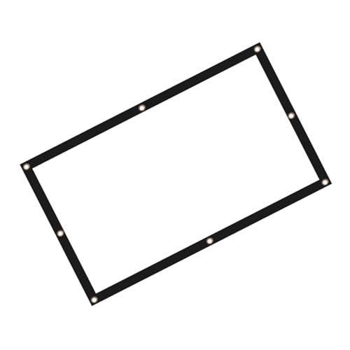 Pantalla de proyector fácil de transportar SEWACC plegable de 84 pulgadas