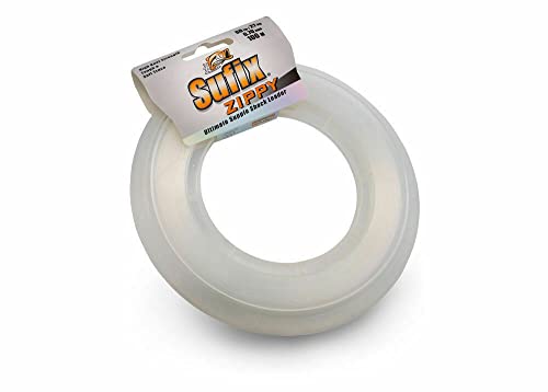 Sufix Nylon Zippy Shock Leader – 100 m – Transparent – Durchmesser 0,55 mm – R.20 kg – DS1XL055024A9Z – ASU470890