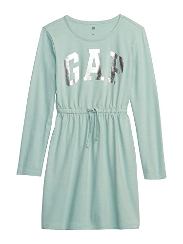 GAP Girls' One Size Logo Long Sleeve Tee Dress