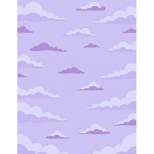 Journal Cloud Dreams: Quaderno a righe con nuvole - design interno coordinato con la copertina