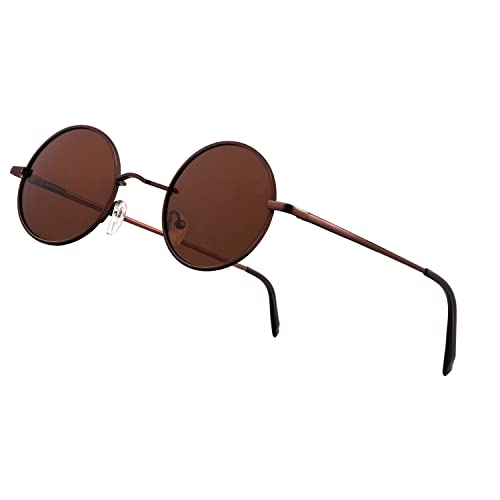 Image of Vintage Small Round Polarized Hippie Sunglasses for Men Women Circle Sun Glasses NP1002