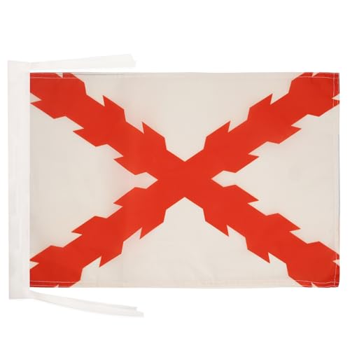 AZ FLAG - Drapeau Duché de Bourgogne - 45x30 cm - Pavillon Croix Bourguignonne 100% Polyester Avec Deux Cordelettes - 20g