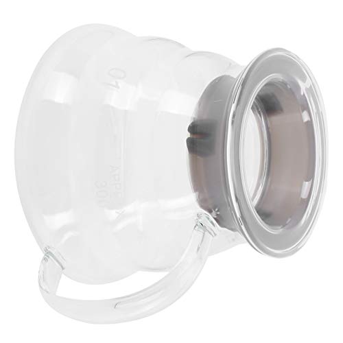 Glass Coffee Server, Jar Coffee Sharing Pot Sharing Pot Jar Pots 300ml 500ml 700ml300ml 700ml Potted Plant Planting with Brewed Water for Planter Cafe Servers (300ml)