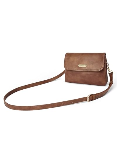 CHOLISS Small Crossbody Bags for Women, Vegan Leather Cell Phone Purse, Mini Travel Purse with...