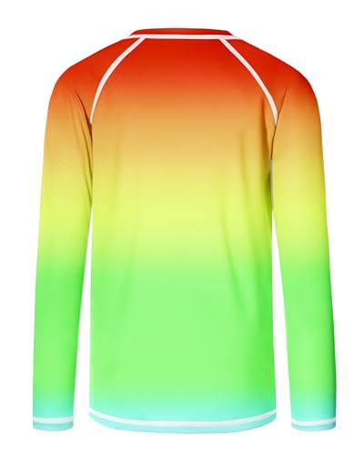Image of Boys UPF 50+ Swim Shirt Long Sleeve, 1 or 2 Pack Rash Guard Tops