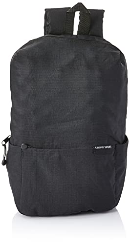 Mochila esportiva, Poliester, Unissex, Preta