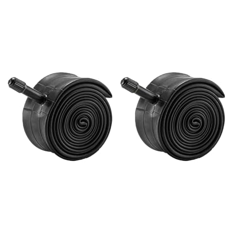 2 Pack 700C Road Bike Tubes 700x35/43 AV33mm Schrader Valve Compatible with 700x35c/38c/40c /42c /43c Bike Tires Cover