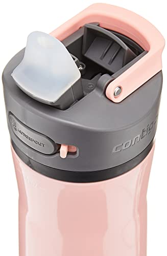 Image of Contigo Ashland Chill 2.0, 24oz., Stainless Steel Water Bottle with AUTOSPOUT Lid, Pink Lemonade