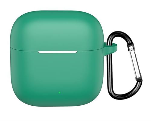GIOPUEY Cover Compatibile con Oppo Enco Buds 3, Cilicone Custodia, Ultrasottile Case Cover, Antiurto, Resistente ai Graffi - Verde militare