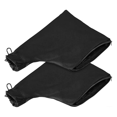 Suammiitstrieadea 2 bolsas de cubierta antipolvo para 255 piezas de lijadora de banda de sierra ingletadora, bolsas colectoras de polvo para sierra ingletadora, bolsa de polvo de poliéster