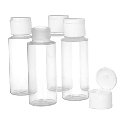 TOPofly Leere Flaschen mit Flip-Kappe 100ml-Reise-Nachfüllbarer kosmetischer Squeeze-Behälter 4pcs exquisitgefertigte Geschenke Cover