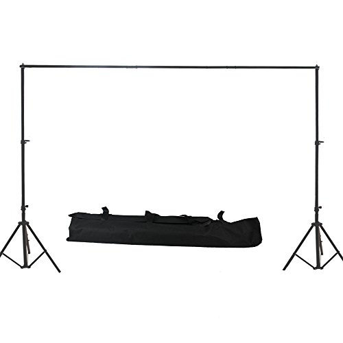 RPGT - Estudio fotográfico ajustable, soporte de fondo con sistema Crossbar que incluye una bolsa de transporte