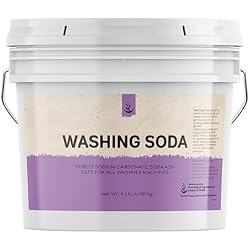 PURE ORIGINAL INGREDIENTS Natural Washing Soda (1 Gallon) Sodium Carbonate, Stain Remover, Water Softener, Multi-Purpose Cleaner