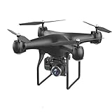 Helen & Co 2021 Latest 4K Camera Rotation Waterproof Professional RC Drone (4K Camera -Black)