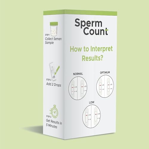 Neodocs EZ Check Alpha sperm count test kit | Check your sperm count privately at home | Convenient and Fast | Shows Normal or Low sperm count | Pack of 1