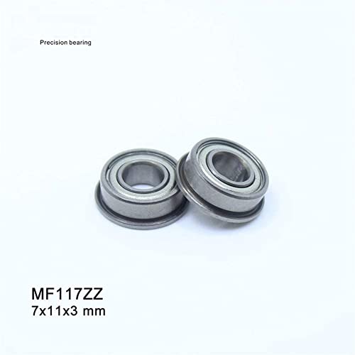 Roulement de précision MF117ZZ ABEC-1 à gorge profonde pour l'ajustement exact