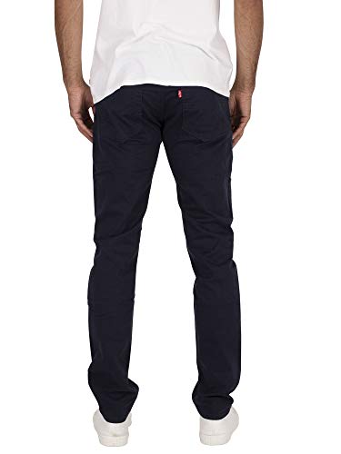 Image of Levi's Men's 511 Slim Fit Slim Jeans, Blue (Baltic Navy Sueded Sateen Wt B 4432, 34W / 30L