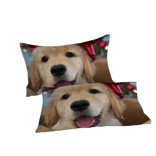 Housse de couette chiots 3D en microfibre douce avec zip
