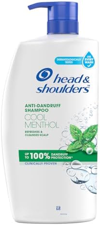 Head & Shoulders Anti-Dandruff Shampoo (Cool Menthol and Energizes Scalp) - 1L