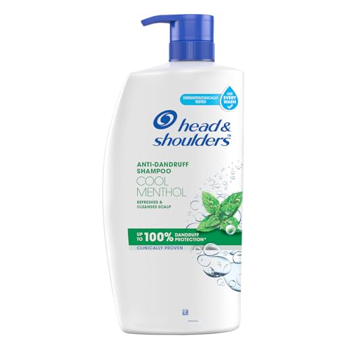 Kopf & Schultern Cool Menthol Anti-Dandruff Shampoo für Frauen und Männer, 1L